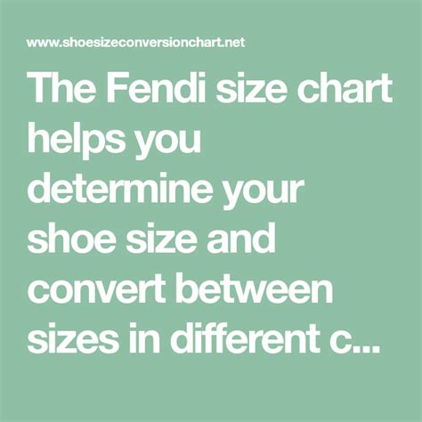 fendi shoes size 44|Fendi size chart.